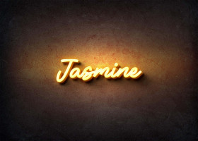 Glow Name Profile Picture for Jasmine