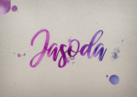 Jasoda Watercolor Name DP
