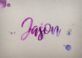 Jason Watercolor Name DP