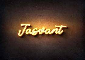 Glow Name Profile Picture for Jasvant