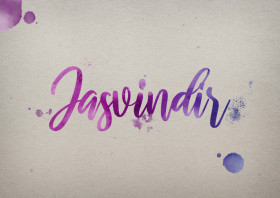 Jasvindir Watercolor Name DP