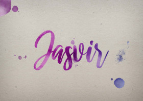 Jasvir Watercolor Name DP