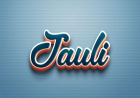 Cursive Name DP: Jauli