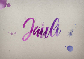 Jauli Watercolor Name DP