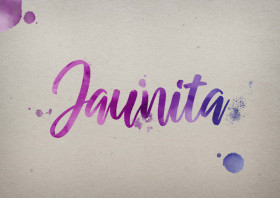 Jaunita Watercolor Name DP
