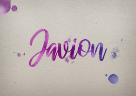 Javion Watercolor Name DP