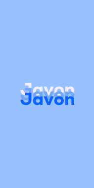 Name DP: Javon