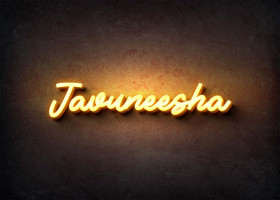 Glow Name Profile Picture for Javuneesha