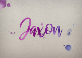 Jaxon Watercolor Name DP