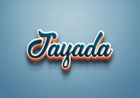 Cursive Name DP: Jayada