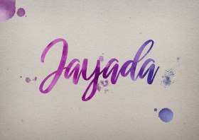 Jayada Watercolor Name DP