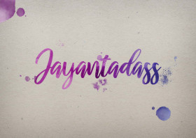 Jayantadass Watercolor Name DP