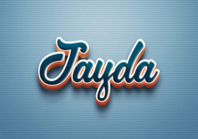 Cursive Name DP: Jayda