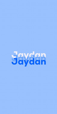 Name DP: Jaydan