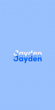 Name DP: Jayden