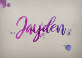 Jayden Watercolor Name DP