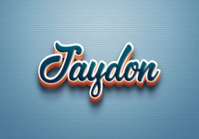 Cursive Name DP: Jaydon