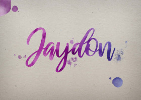 Jaydon Watercolor Name DP