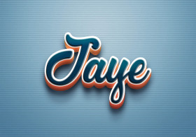 Cursive Name DP: Jaye