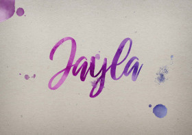 Jayla Watercolor Name DP