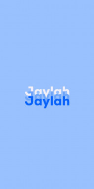 Name DP: Jaylah