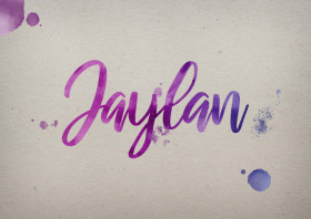 Jaylan Watercolor Name DP