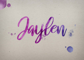 Jaylen Watercolor Name DP