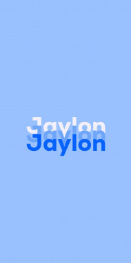 Name DP: Jaylon