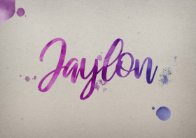 Jaylon Watercolor Name DP