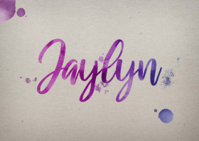 Jaylyn Watercolor Name DP