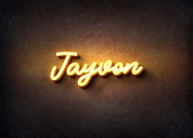 Glow Name Profile Picture for Jayvon