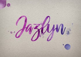 Jazlyn Watercolor Name DP