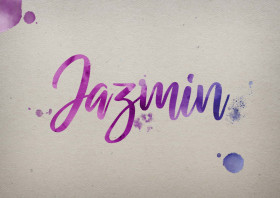 Jazmin Watercolor Name DP