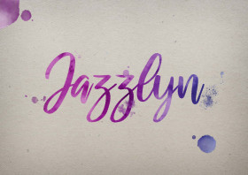 Jazzlyn Watercolor Name DP