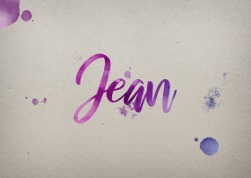 Jean Watercolor Name DP