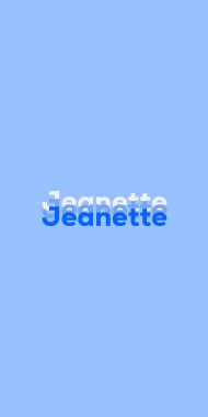 Name DP: Jeanette