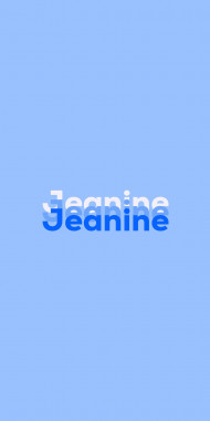 Name DP: Jeanine