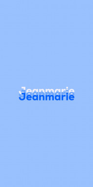 Name DP: Jeanmarie