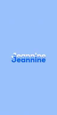 Name DP: Jeannine
