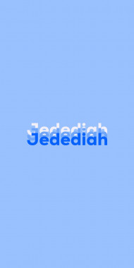 Name DP: Jedediah