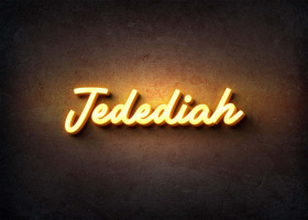 Glow Name Profile Picture for Jedediah
