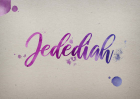Jedediah Watercolor Name DP