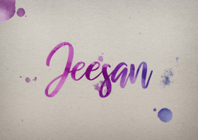 Jeesan Watercolor Name DP