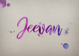 Jeevan Watercolor Name DP