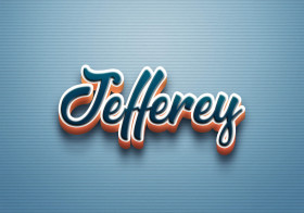 Cursive Name DP: Jefferey