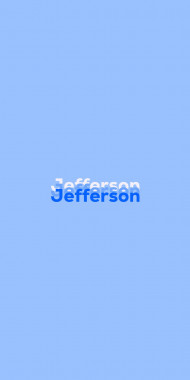 Name DP: Jefferson