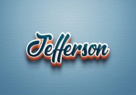 Cursive Name DP: Jefferson