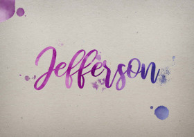 Jefferson Watercolor Name DP