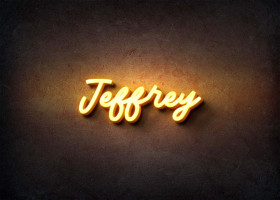 Glow Name Profile Picture for Jeffrey