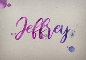 Jeffrey Watercolor Name DP